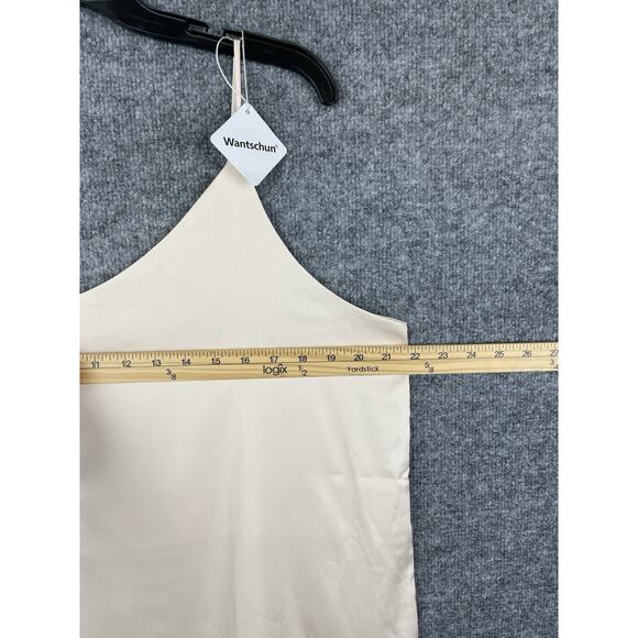 Wantschun Camisole Women's 1X Silky Shining Cream - Picture 6 of 10